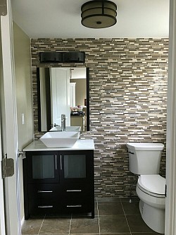 Half bathroom renovation