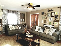 Farmhouse Style Living Room Redecoration Project 