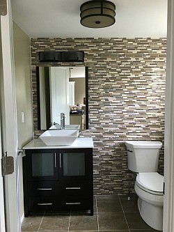 After bathroom remodel 