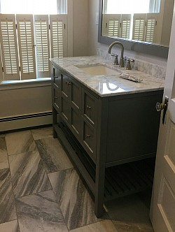 After bathroom remodel 