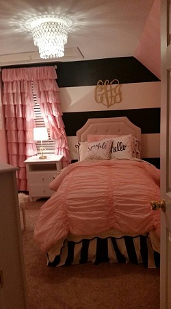 After- Parisian inspired girl's bedroom 