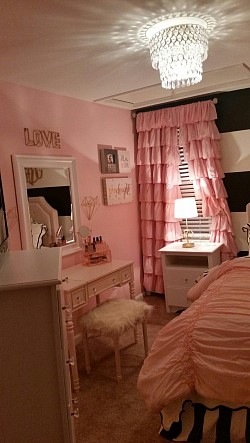 After-Parisian inspired girl's bedroom