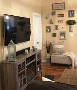 AFTER -living room redesign