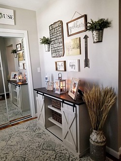 AFTER-entryway update Modern Farmhouse Style